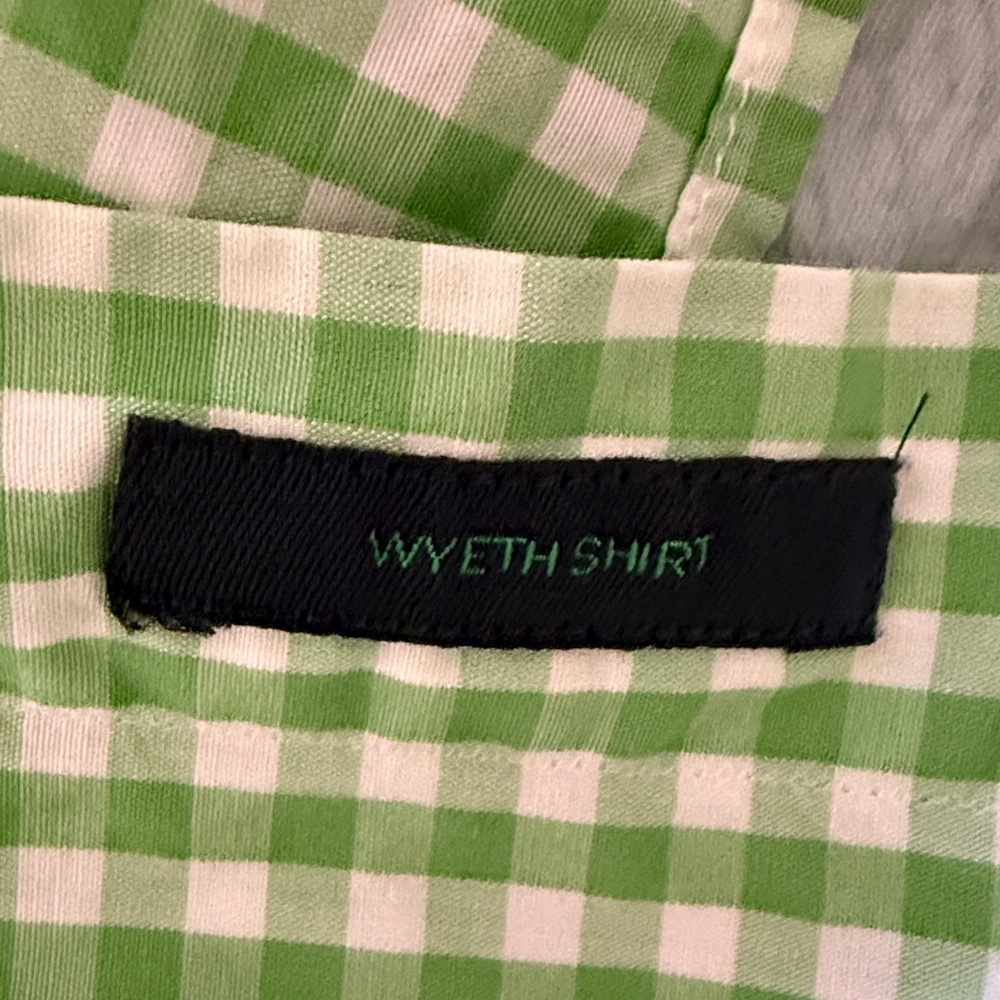 Lilly Pulitzer Green Checkered Men's Shirt - Picture 4 of 5